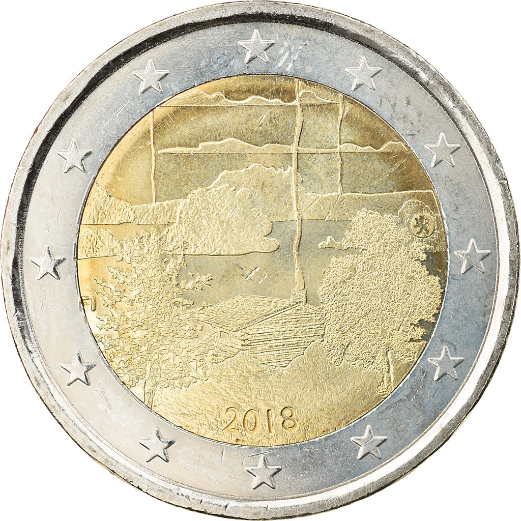 Finlandia, 
  
  2 euros, 
  
  Cultura finlandesa de la sauna