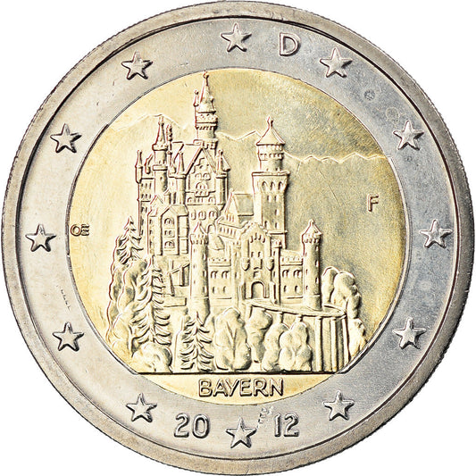 ALEMANIA - REPÚBLICA FEDERAL, 

2 euros, 

Neuschwanstein