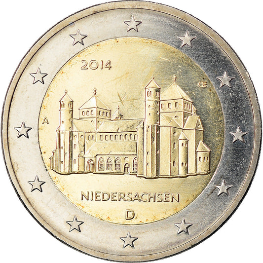ALEMANIA - REPÚBLICA FEDERAL, 
  
  2 euros, 
  
  Baja Sajonia