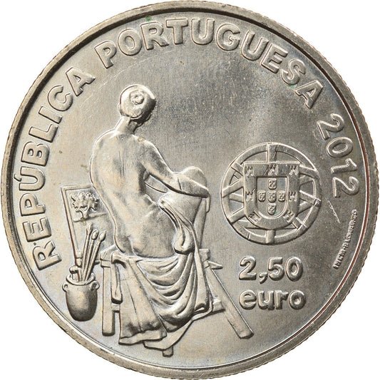 Portugal, 
  
  2-1/2 euros, 
  
  José Malhoa