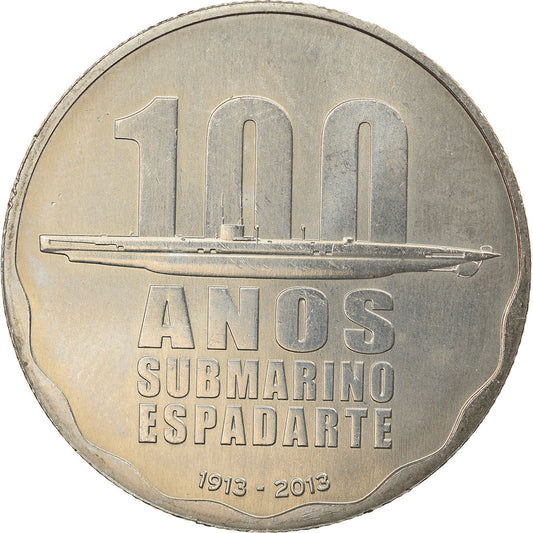 Portugal, 
  
  2-1/2 euros, 
  
  Sous-marin Espadon