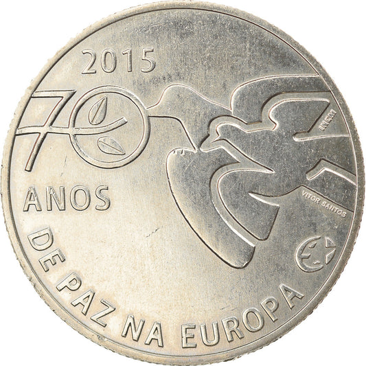 Portugal, 
  
  2-1/2 euros, 
  
  70 años de paz en Europa
