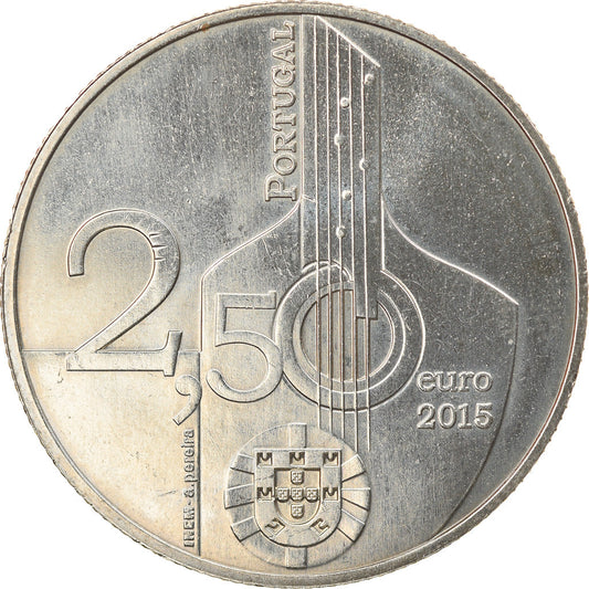 Portugal, 
  
  2-1/2 euros, 
  
  el fado