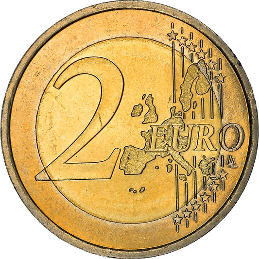 Mónaco, 
  
  2 euros, 
  
  2001