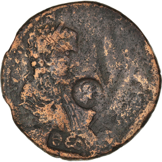 Acuñar, 
  
  Caracalla, 
  
  Bronce Æ